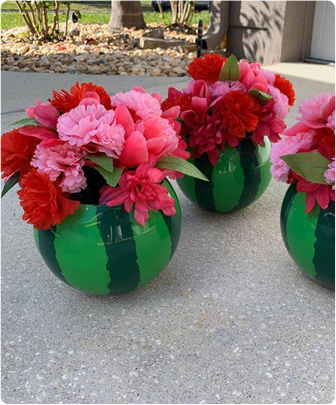 Watermelon Centerpieces (3) - (Rental)