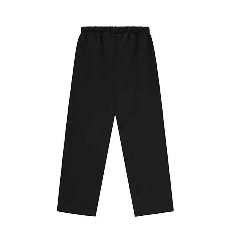 FW24 Luxury Brand Men's Casual Pants Flocking Letter Logo Wide Leg Pants Designer Brand Top Quality Sweatpants