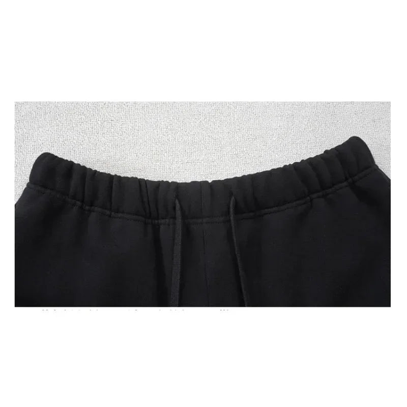 FW24 Luxury Brand Men's Casual Pants Flocking Letter Logo Wide Leg Pants Designer Brand Top Quality Sweatpants